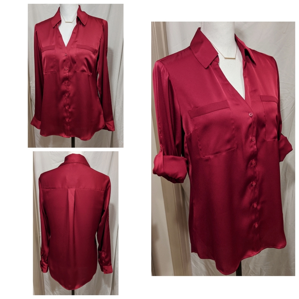 Express Portofino Slim Fit Medium Shirt NWT